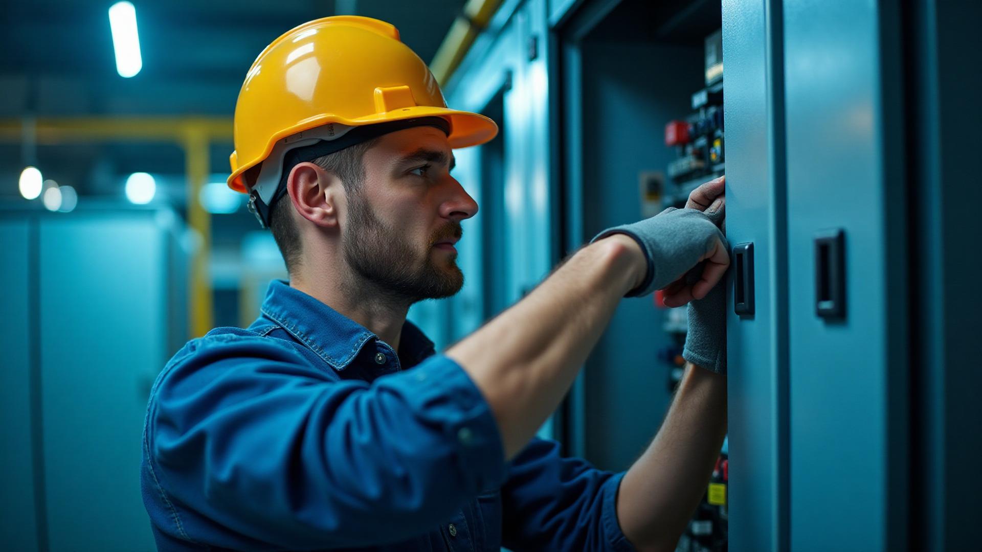 Professionell elektriker från Nordic Power utför elinstallation i Skåne